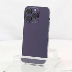 〔中古品〕 iPhone14 Pro 128GB ディープパープル MQ0F3J／A SIMフリー【305】