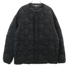 美品 UNIQLO ユニクロ White Mountaineering ホワイトマウンテニアリング コラボ オーバーサイズ ウルトラライトダウンジャケット XL ブラック メンズ 古着