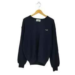 クロコダイル crocodile ワンポイントロゴ Vネック ニットセーター メンズ import：L 