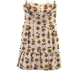 Lily Brown リリーブラウン 総柄 ベアトップ 1 ピンク系 ワンピース レディース 古着