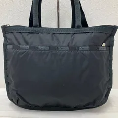 7803　LeSportsac レスポートサック　2way　トートバッグ　ハンドバッグ　ショルダーバッグ　ブラック　黒　無地　レディース　シンプル　カジュアル　きれいめ　軽量　ポケット多数