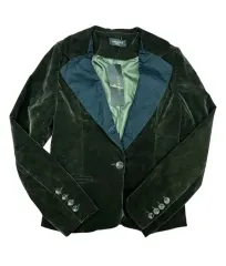 F036 デッドストック / ヴィンテージ オリーブ コーデュロイ ブレーザー M