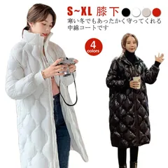 レディース ロング 中綿 コート 大きいサイズ ロング丈 体型カバー 軽量 防寒 キルティングコート ハイネック ボリューム シンプル きれいめ 膝下 ベンチコート 秋冬 アウター 軽い 体型カバー #cycnb2912