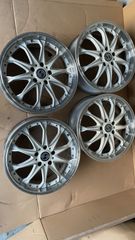 ssr エイグル ストラッセ ミネルバ 18インチ 9.5j 深リムjzx100 - メルカリ