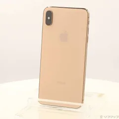 〔中古品〕 iPhoneXS Max 64GB ゴールド MT6T2J／A SIMフリー【305】