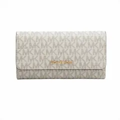 【ギフト対応可】マイケルコース MICHAEL KORS 長財布 JET SET TRAVEL LG TRIFOLD バニラ 三つ折り財布 シグネチャー レディース おしゃれ 人気 ブランド 誕生日 記念 プレゼント ギフト 送料無料