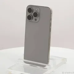 〔中古品〕 iPhone15 Pro Max 1TB ナチュラルチタニウム MU713J／A SIMフリー【349】