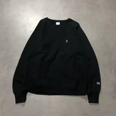GQ4407◇RHC / Champion : Crew Neck Sweat Shirt◇M◇黒 ロンハーマン チャンピオン リバースウィーブ スウェット