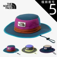 種類5：(MF)/KM(50-53cm) ザ・ノース・フェイス キッズ ハット THE NORTH FACE NNJ02309 K G-HORIZON HAT グランドホライズンハット 帽子  ノースフェイス (240310) 子供