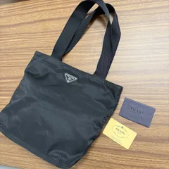 ★【1点限り】PRADA プラダ ハンドバックB7338 三角ロゴプレート ショルダーバック ナイロン ブラック 黒 レディース メンズ 兼用