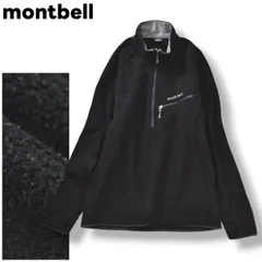 【定番】 モンベル montbell クリマプラス CLIMAPLUS 100 ハーフジップ プルオーバー フリース ジャケット ラグランスリーブ サムホール 刺繍 ロゴ S ブラック アウトドア ウェア レディース ♪