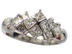 pt900ダイヤモンドリング　鑑定書付き　15号 楽天市場】pt900ダイヤモンドリング 鑑定書付き【無色透明】【D-SI2