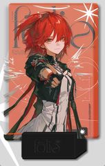 アークナイツ 公式絵師 幻像黒兎 the folio キーホルダー 新約エクシア