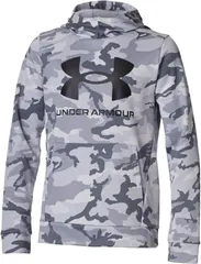 【新品】【ジュニアサイズ】UNDER ARMOUR(アンダーアーマー) キッズ ジュニア ボーイズ ガールズ 吸汗 速乾 UAアーマーフリース カモプリント FD　ModGray×PitchGra 1375979-011