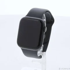 〔中古品〕 Apple Watch Series 8 GPS 45mm ミッドナイトアルミニウムケース ミッドナイトスポーツバンド【344】