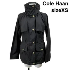 ◇ コールハーン Cole Haan アウター ジャケット ジャンパー 長袖 ショート スタンドカラー 上着 黒 XS 7号 レディース S5Y540のサムネイル