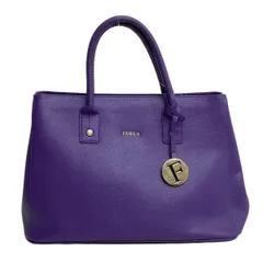 FURLA(フルラ) トートバッグ - パープル レザー