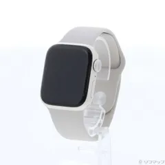 〔中古品〕 Apple Watch Series 8 GPS 41mm スターライトアルミニウムケース スターライトスポーツバンド【377】