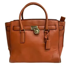 MICHAEL KORS(マイケルコース) ハンドバッグ - オレンジ 2WAY レザー