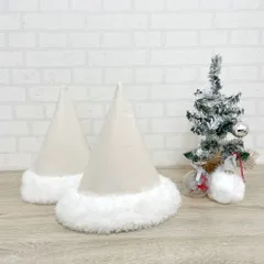 Y様専用　ナチュラルサンタ帽（リピート）