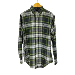 ラルフローレン RALPH LAUREN 90S ポニー刺繍 チェックL/S BDシャツ メンズ import：M 