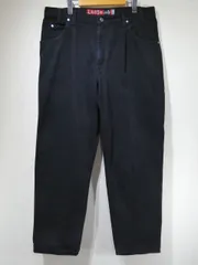 USA アメリカ 製 90s 95年製 ビンテージ Levi's リーバイス SILVER TAB シルバータブ LOOSE FIT ブラック デニム パンツ 38×30 JNCO