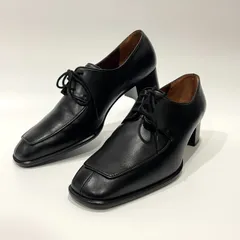 美品 BALLY レースアップ パンプス ハイヒール ブーティ UK5 US7 1/2 スイス製