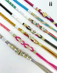 振袖用帯締め 飾り付き 7本おまとめ出品 新品未使用 正絹 ii