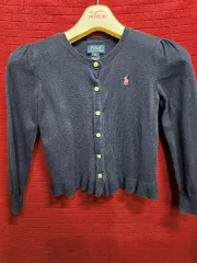 ポロ ラルフローレン ネイビー カーディガン 6X サイズ
