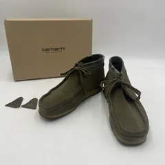 【中古品】Clarks クラークス × Carhartt カーハート 別注 コラボ WALLABEE BOOT ワラビー ブーツ 靴 スウェード 【164-251222-ko-03-tei】
