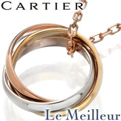 カルティエ Cartier トリニティ ペンダントネックレス イエローゴールド K18YG 中古 プレラブド 返品OK
