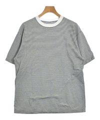 美品 アトリエナルセ コットンネックリブTシャツ グレンチェック 半袖