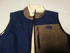 THE NORTH FACE ザノースフェイス ヘリンボーン ウール Outdoor アウトドア ベスト 105 ポール1258