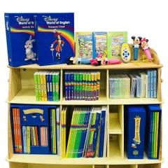 DWE ディズニー ワールド オブ イングリッシュ メインプログラム マジックペン他セット Blu-ray 2020年頃 英語 システム 子ども 教材 中古 C10736137