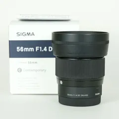 中古★美品 56mm F1.4 DC DN ソニーE用 sony　使用わずか 新品未開封】SIGMA 56mm F1.4 DC DN SONY Eマウント 56mm F1.4 DC DN