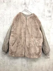 FREAK'S STORE フリークスストア 1359248900071 ファー切替 キルティング リバーシブル 2way アウター コート sizeF/オリーブ/ベージュ ◆■◎レディース