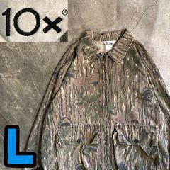 10x USA製 ダックハンターカモ L-R コットンジャケット アメリカ製 