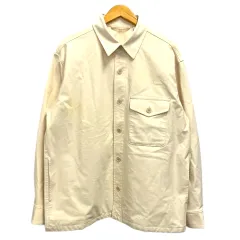 ユニクロ UNIQLO ジャケット ブルゾン 上着 長袖 無地 L 白 オフホワイト