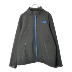 THE NORTH FACE ノースフェイス ソフトシェルジャケット アウトドア ブラック(メンズ L)中古 古着 V9273