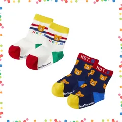 【特価商品】ホットビスケッツ] ソックスパック [ミキハウス 男の子 BISCUITS] 女の子 ベビー HOT 子供服 [MIKIHOUSE 74-9636-681