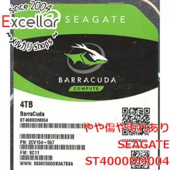 [bn:17] SEAGATE製HDD　ST4000DM004　4TB SATA600　7000～8000時間以内