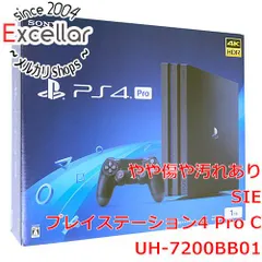 [bn:4] SONY　プレイステーション4 Pro 1TB ジェット・ブラック　CUH-7200BB01　外箱いたみ 元箱あり