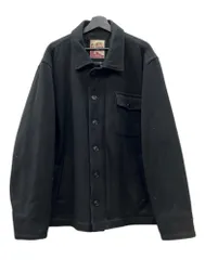 オールドネイビー OLD NAVY 90s 00s A-2 WOOL JACKET ウール ジャケット ジップアップ アウター 黒 ジャケット 無地 ブラック 2XLサイズ 104MT-2439