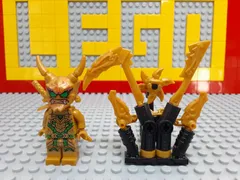 ☆ニンジャゴー☆ レゴ　ミニフィグ　正規品　オニ・ロイド　黄金の鬼　ゴールデンニンジャ　武器　防具　兜　忍者　侍　鬼　ONI