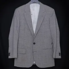 ISAMU KATAYAMA BACKLASH ハウンドストゥース テーラードジャケット サイズ2 グレー 1305