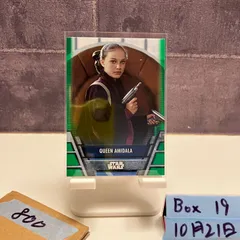 Topps Queen Amidala Star Wars The Phantom Menance Holocron Series 1 Green カード
