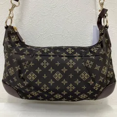 7750　russet　ラシット　ショルダーバッグ　 斜めがけ　モノグラム　総柄　 ブラウン系　茶　ナイロン　レザー　 レディース