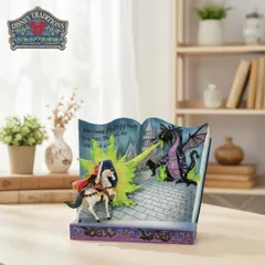 フィリップ王子とドラゴン ストーリーブック 15.5cm 眠れる森の美女 | ディズニー トラディションズ ジムショア グッズ フィギュア 人形 置物 彫刻 Jim Shore 正規輸入品