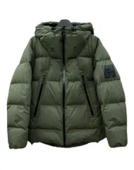 キャンプセブン CAMP7 ACTIVE DOWN JACKET アクティブ ダウン ジャケット ダブルジップ フード アウトドア アウター 緑 CP4401616102 ジャケット ロゴ カーキ Mサイズ 104MT-2440