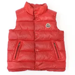 【中古】モンクレール/ベルナルドジレ/ダウンベスト/サイズ2anni/92cm/ナイロン/レッド/キッズ/アウター/MONCLER/BERNARD GILET